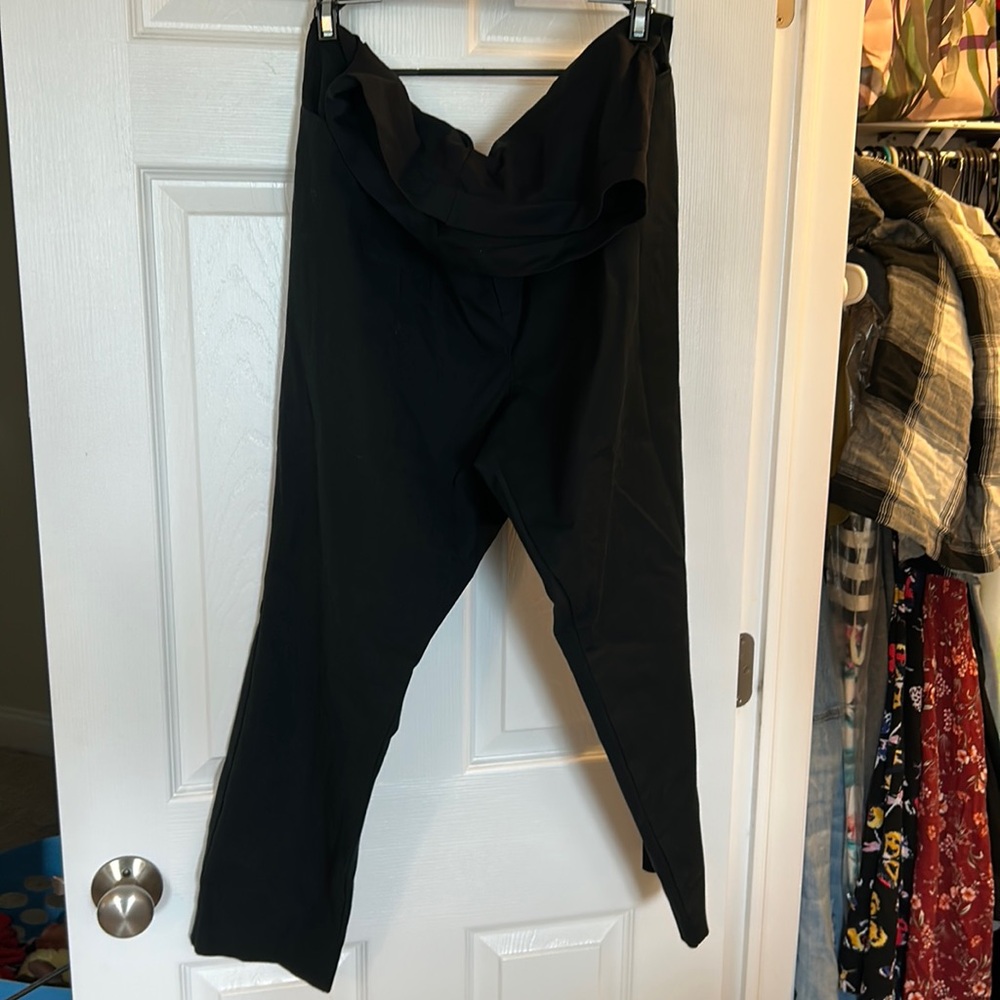 Full-Panel Maternity Work/Dress Pants